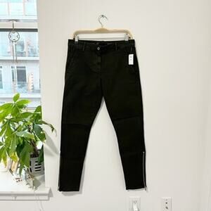 GAP Black Skinny Pants with Ankle Zippers